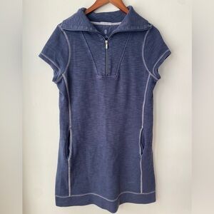 Tommy Bahama Tobago Bay Half zip collared Dress Blue M